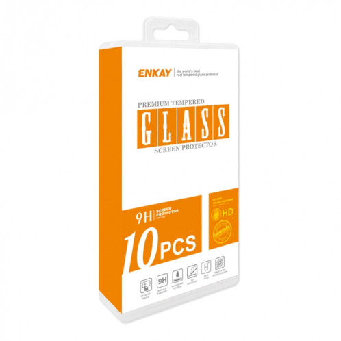 10 PCS Enkay Hat-Prince 0.26mm 9H 2.5D Courbe Glass Screen Screen Protector pour iPhone 13/13 Pro SE8702226-07