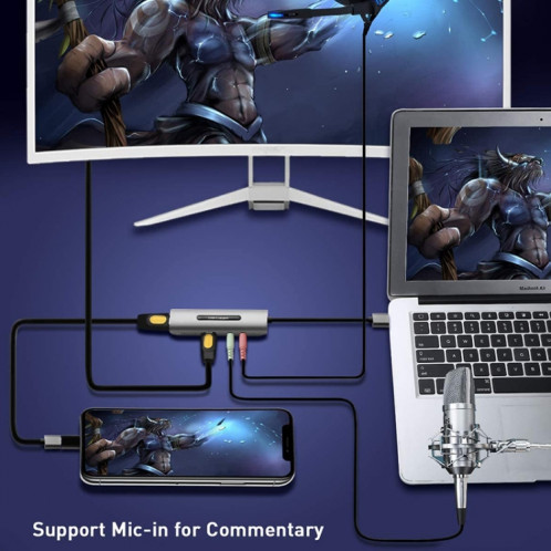 Z39A HDMI / F + microphone HDMI / F + Audio + carte de capture USB 4K, support Windows Android Linux et MacOS, etc. SH58581281-08