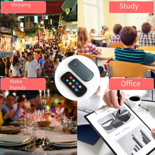 V12 4G Smart Voice Photo Scan Traducteur 4,0 pouces écran tactile WiFi, Support Traducteur portable hors connexion multi-langues SH5906813-06