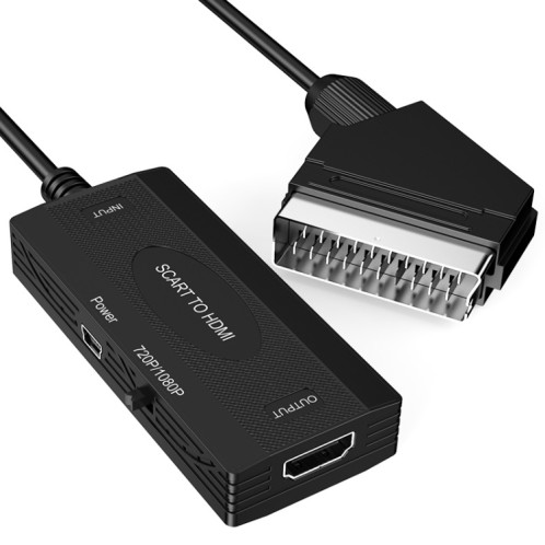 Adaptateur de convertisseur vidéo audio 1080p SCART TO HDMI SH60481701-04