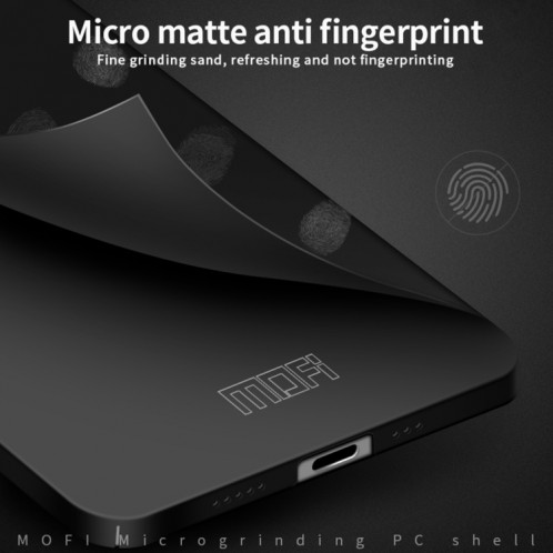 Pour iPhone 13 Pro Mofi PC givré Coque rigide ultra-mince (rouge) SM303D1778-06