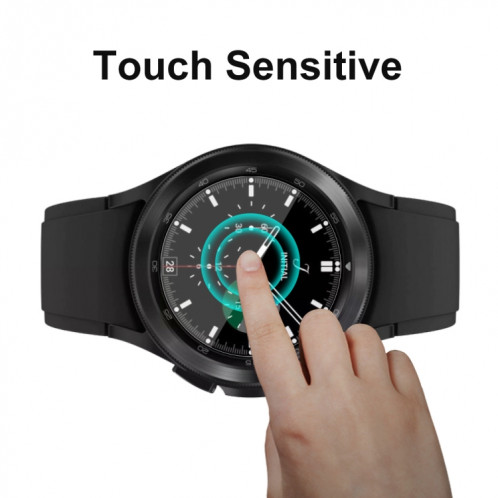 2 PCS For Samsung Galaxy Watch4 Classic 46mm ENKAY Hat-Prince Full Screen Coverage Without Warping Edge TPU Soft Film SE20021143-06