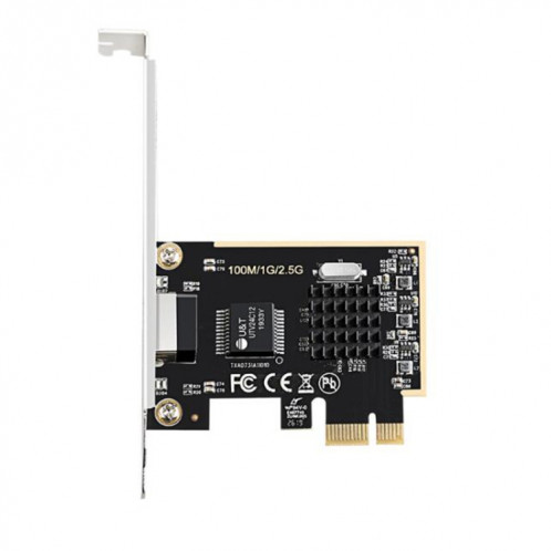 Adaptateur réseau Gigabit PCI-E RTL8125 RJ45 2500Mbps Carte LAN de jeu PCI-E 2.5G SH6242924-06