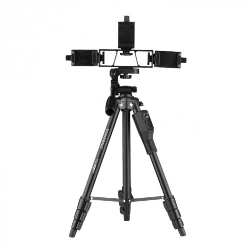 YUNTENG VCT-6808 Support de trépied multi-téléphone avec tête de boule et télécommande SH6739471-06