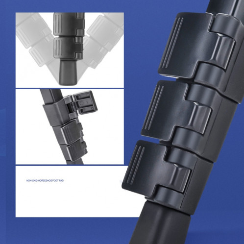 Support de trépied en aluminium en aluminium de YunTeng VCT-618N 1.8M SH6768959-07