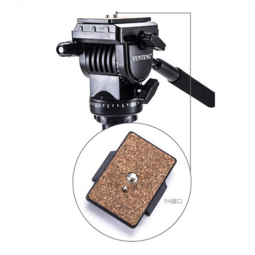 YUNTENG VCT-558 Caméra Monopod + Pan de fluide + Porte-unipod SH6777273-06