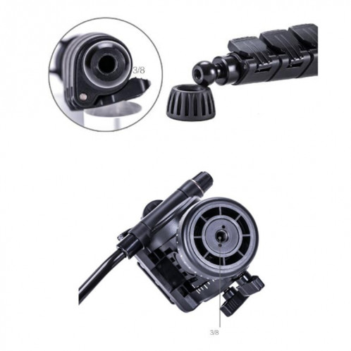 YUNTENG VCT-558 Caméra Monopod + Pan de fluide + Porte-unipod SH6777273-06