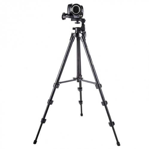 YUNTENTENG VCT-521 Support trépied en alliage d'aluminium avec tête tridimensionnelle de trépied SH6833494-07