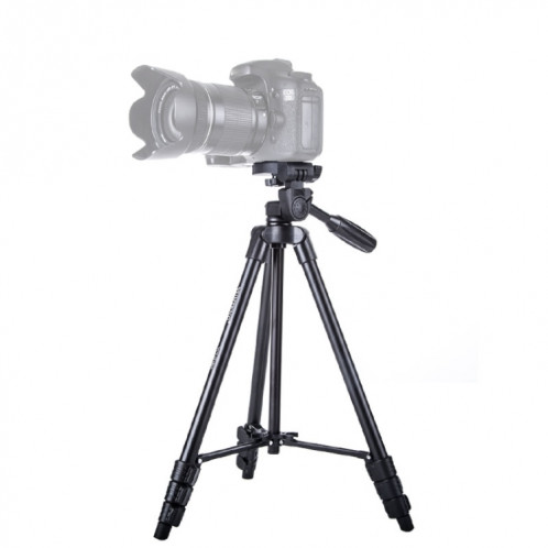 YUNTENTENG VCT-521 Support trépied en alliage d'aluminium avec tête tridimensionnelle de trépied SH6833494-07
