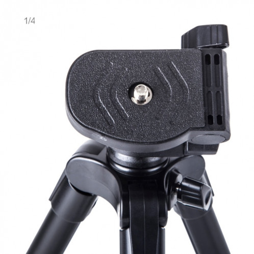 YUNTENTENG VCT-521 Support trépied en alliage d'aluminium avec tête tridimensionnelle de trépied SH6833494-07