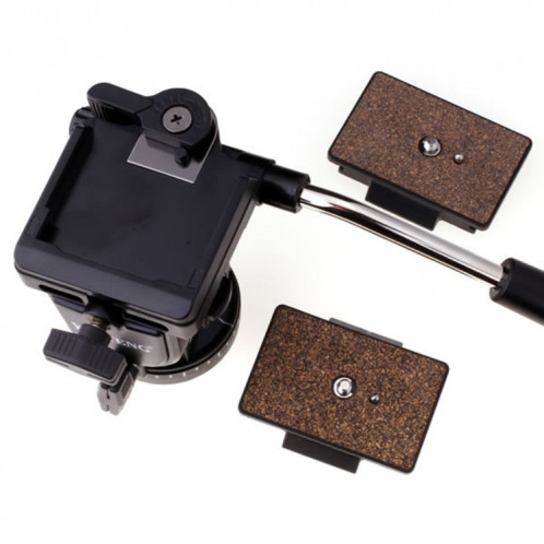 YUNTENG YT-950 TÊTE DE TRIPODE DE TRIPOD HEUVE HEUVE AVEC LA PLAQUE DE MONTAGE RAPIDE SH6880861-05