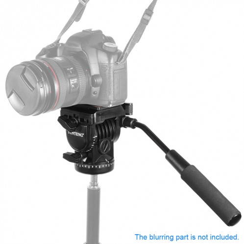 YUNTENG YT-950 TÊTE DE TRIPODE DE TRIPOD HEUVE HEUVE AVEC LA PLAQUE DE MONTAGE RAPIDE SH6880861-05