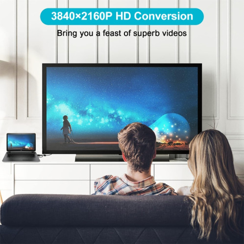 Affichage multi-écran Présentant un convertisseur VGA HDMI sur VGA SH6894872-05