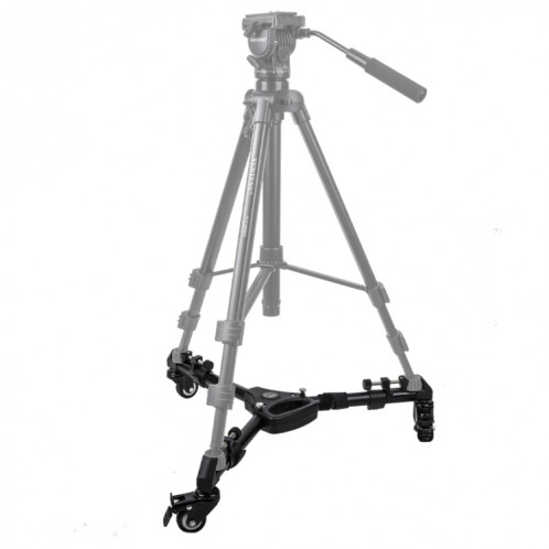 YunTeng 900 aluminium alliage caméra trépied de trépied poulie poulie poulie de poulie, charge 15 kg SH68971213-08