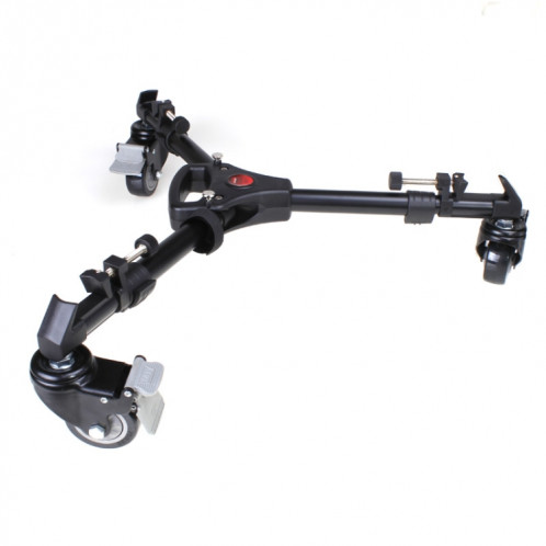 YUNTENG 901 Alliage d'aluminium Caméra Trépied Tripode Poulie de roue de la poulie, charge 30kg SH6899843-08
