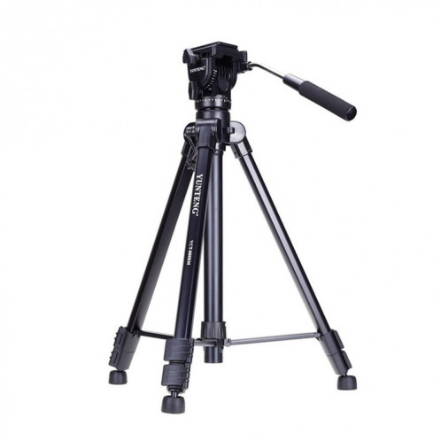 YUNTENG VCT-880 Support de trépied en alliage d'aluminium avec tête tridimensionnelle de trépied SH69381273-07