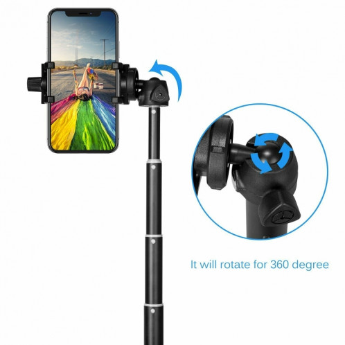 YunTeng YT-9928 3 sur 1 Trépied de poche à portails, monopod selfie Stick, Bluetooth Remote Shutter pour tous les smartphones SH69401516-07
