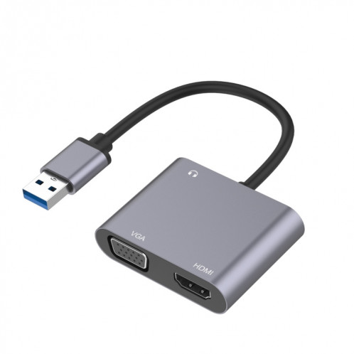 3 en 1 carte USB à HDMI / VGA / HUB audio SH72271398-05