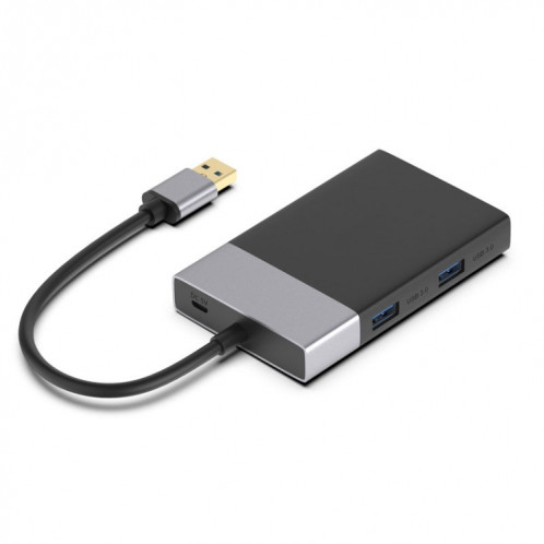 6-en-1 USB 3.0 à USB3.0 x 2 + carte CF + carte TF + carte SD + Adaptateur de moyeu de carte XQD SH7241672-04