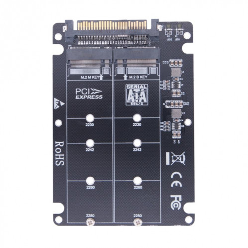 2 ports NGFF M.2 NVME à U.2 SFF-8639 Carte Adapter SH75071970-04