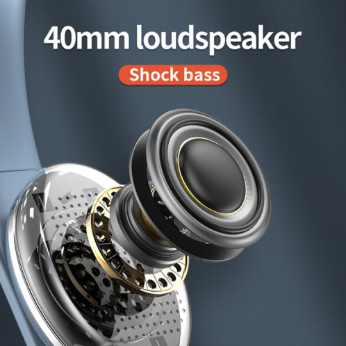 Casque HIFI Bluetooth sans fil A50 Bass avec micro (bleu) SH401B234-08