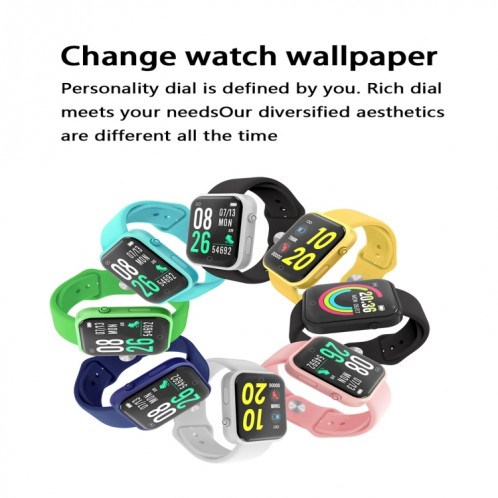 D20L 1.3 pouces IP67 Water Smart Watch Smart Watch (Blanc) SH001C416-08