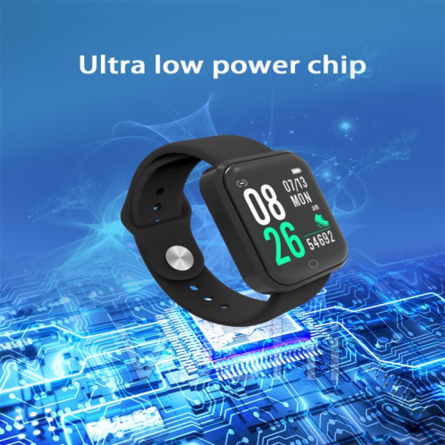D20L 1.3 pouces IP67 Water Smart Watch Smart Watch (Blanc) SH001C416-08