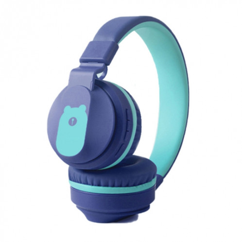 Bobo + adultes et enfants mignon Bluetooth 5.0 Basse Basque Annulation Casquette avec MIC (Bleu) SH201A580-07
