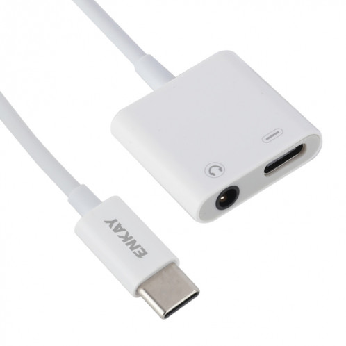 ENKAY ENK-AT106 USB-C / TYPE-C à 3,5 mm Câble de données de casque et adaptateur de charge Type-C de 3,5 mm SE8453902-07