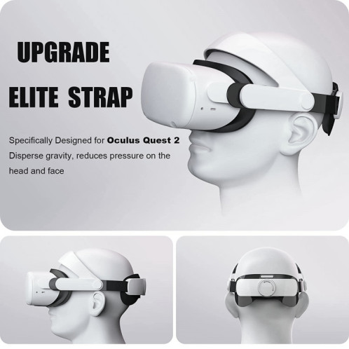 Pour Oculus Quest2 VR Lunettes Décompression Confort Casque de remplacement réglable SH8562171-05