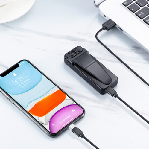 Stylo enregistreur vidéo pour appareil photo avec clip arrière A8, contrôle d'application, détection de mouvement, vision nocturne SH8684668-06