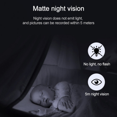 Stylo enregistreur vidéo pour appareil photo avec clip arrière A8, contrôle d'application, détection de mouvement, vision nocturne SH8684668-06