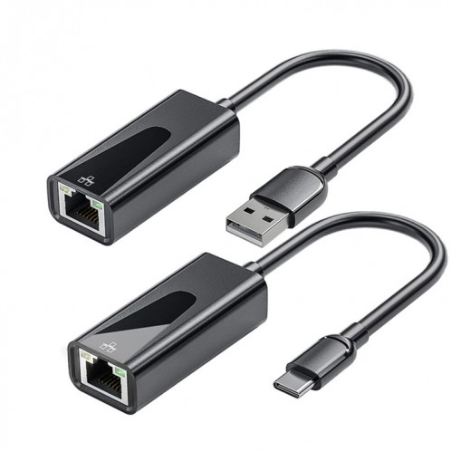 Adaptateur Ethernet USB pour carte réseau RJ45 1000Mbps, port: Type-C SH44021447-06