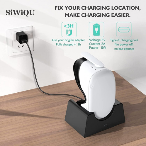Pour Oculus Quest 2 Support de charge VR Accessoires VR Support de stockage hôte Support de charge SH90231273-07