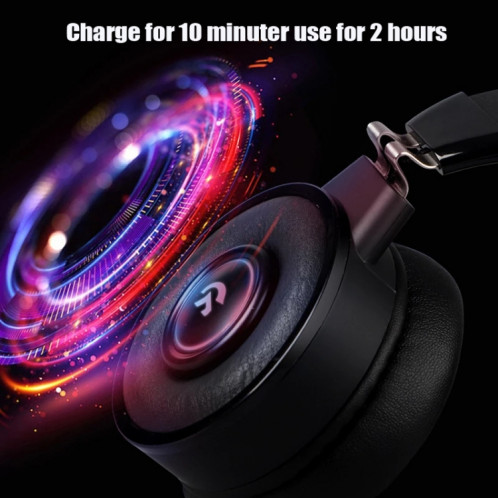 Casque de jeu lumineux RVB sans fil Bluetooth Kingkong avec prise en charge de la radio TF/FM SH9315967-07