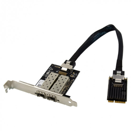 Carte réseau serveur SFP fibre optique Gigabit à double interface MiniPCI-E ST7243 SH963358-05