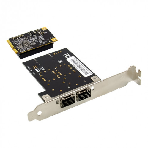 Carte réseau serveur SFP fibre optique Gigabit à double interface MiniPCI-E ST7243 SH963358-05