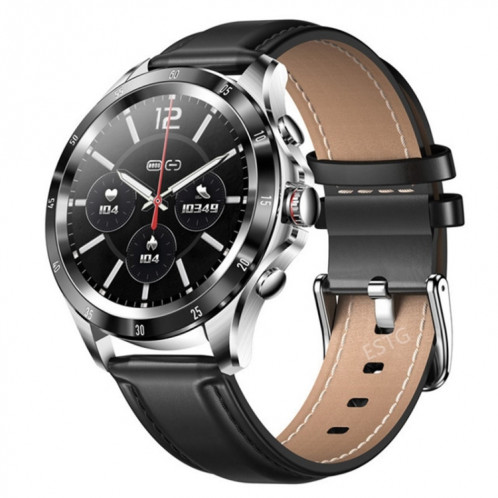 NX1 Montre intelligente à écran couleur de 1,32 pouces, prend en charge la surveillance de la fréquence cardiaque / la surveillance de la pression artérielle (noir) SH601A1365-07