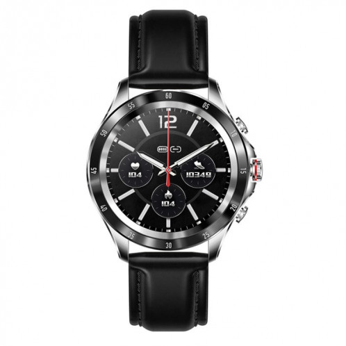 NX1 Montre intelligente à écran couleur de 1,32 pouces, prend en charge la surveillance de la fréquence cardiaque / la surveillance de la pression artérielle (noir) SH601A1365-07