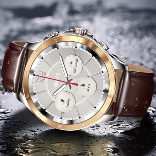 NX1 Montre intelligente à écran couleur de 1,32 pouces, prend en charge la surveillance de la fréquence cardiaque / la surveillance de la pression artérielle (bleu) SH601C118-07