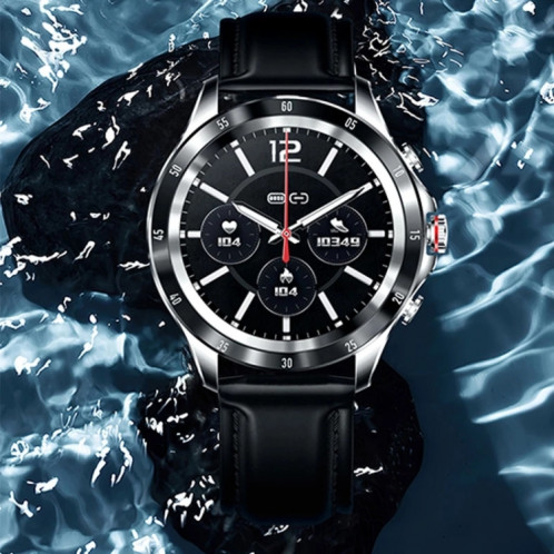 NX1 Montre intelligente à écran couleur de 1,32 pouces, prend en charge la surveillance de la fréquence cardiaque / la surveillance de la pression artérielle (noir) SH601A1365-07