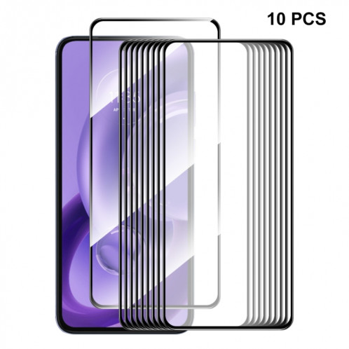 Pour Motorola Edge 30 Neo 10 pièces ENKAY colle complète 0.26mm 9H 2.5D verre trempé Film complet SE10041107-09