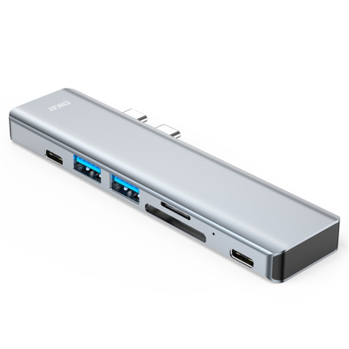 ENKAY Hat-Prince 7 en 2 Type-C vers 4K HDMI Station d'accueil Adaptateur Hub Lecteur de carte SD/TF SH0500673-08