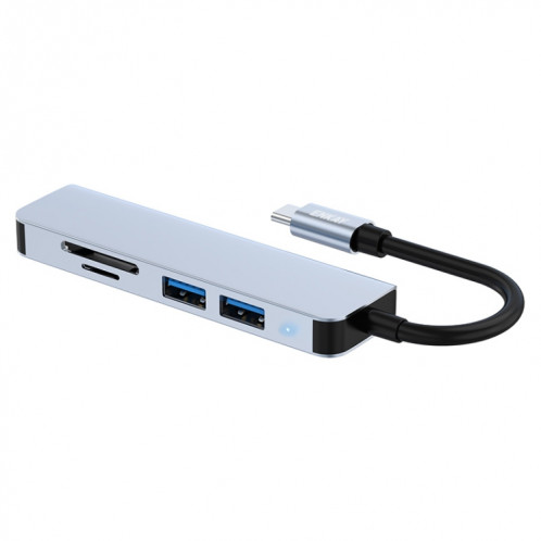 ENKAY Hat-Prince Adaptateur de station d'accueil 5 en 1 HUB Lecteur de carte SD/TF, Interface : Type-C SE13021060-07