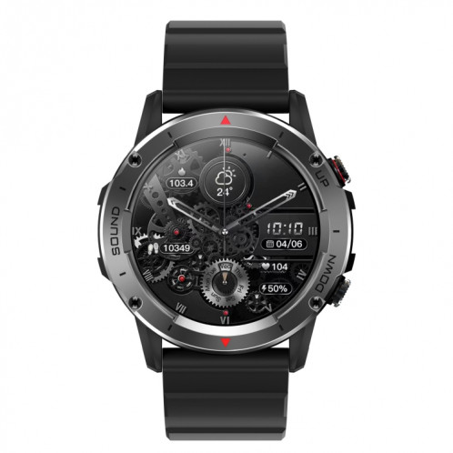 Montre intelligente à écran couleur NX9 1,39 pouces, prise en charge de la surveillance de la fréquence cardiaque/surveillance de la pression artérielle (noir) SH801A1946-09