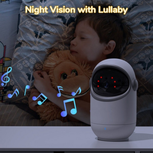 VB802 Caméra rotative vidéo numérique sans fil pour moniteur bébé 3,2 pouces () SH801B1812-06
