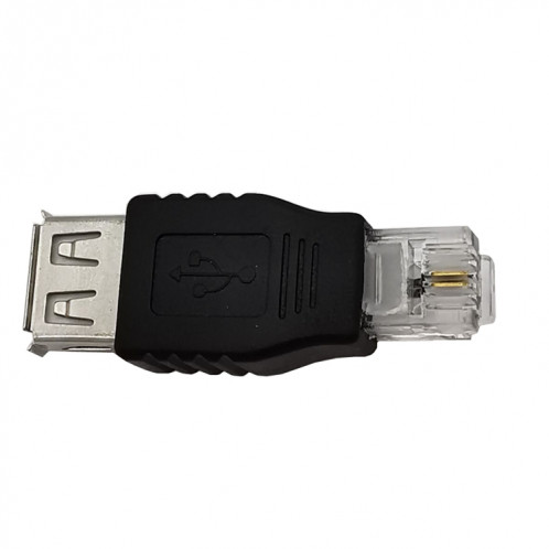 JUNSUN MAY Convertisseur adaptateur USB femelle vers mâle RJ11 6P2C SJ108618-06
