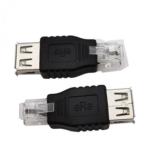 JUNSUN MAY Convertisseur adaptateur USB femelle vers mâle RJ11 6P2C SJ108618-06