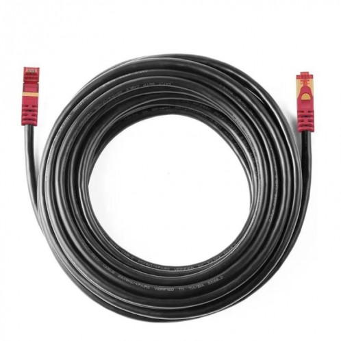 Tête Plaqué Or CAT7 High Speed 10Gbps Ethernet RJ45 Câble LAN Réseau (10m) SH12901699-06