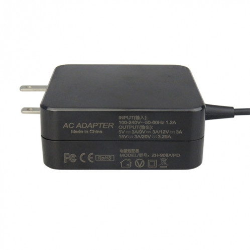 Pour adaptateur de source de charge ultra rapide Dell HP Xiaomi 65W Type-c () SH001B768-07